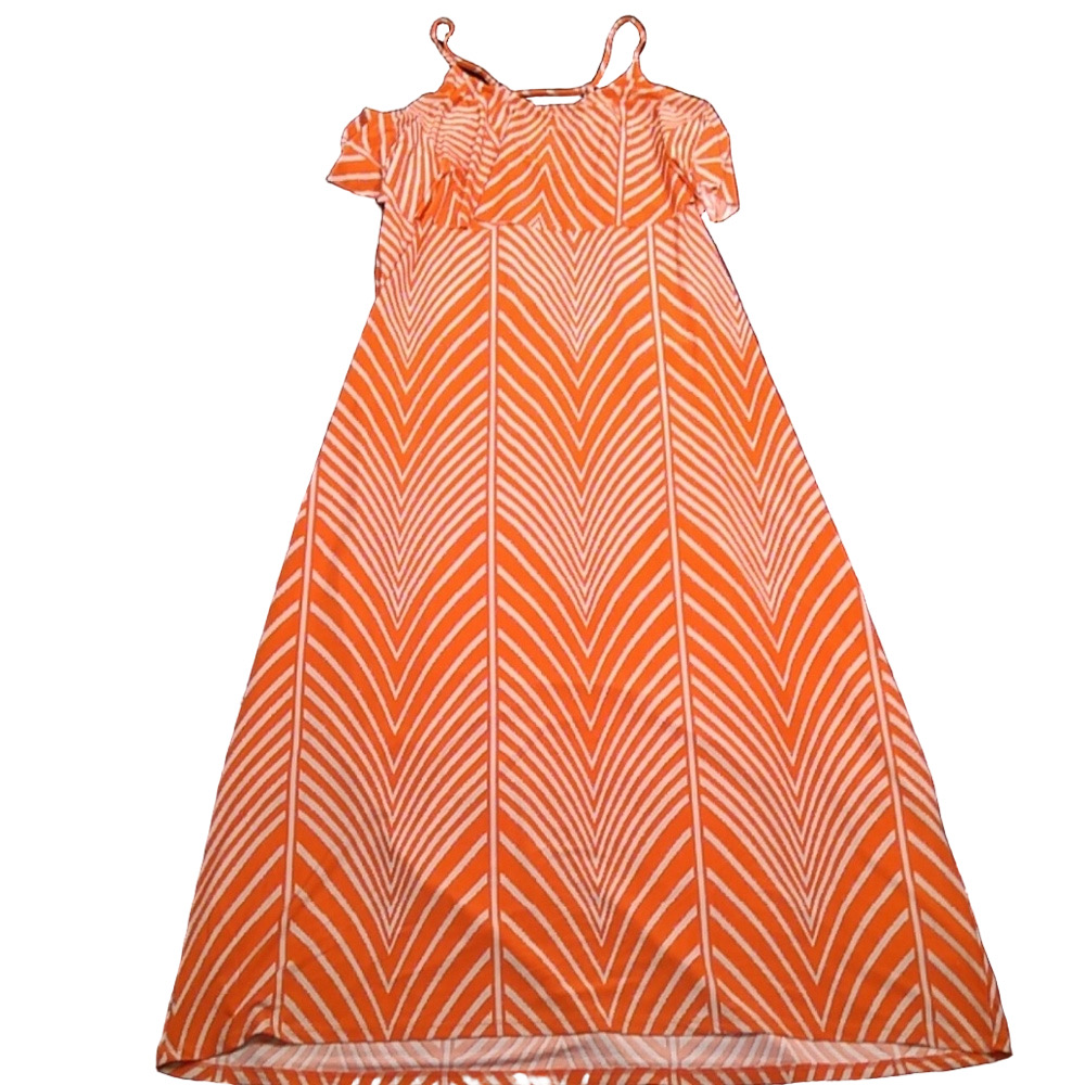 Cherry Krave Maxi Dress. Stretch Comfy Vibrant